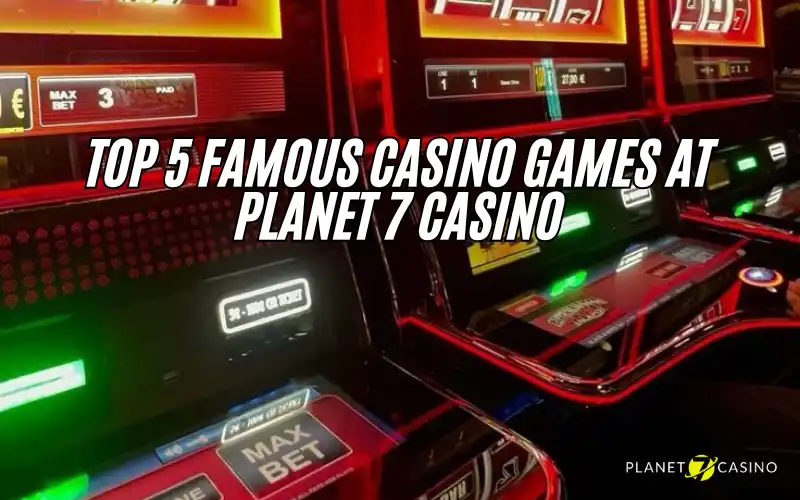 famous casino games